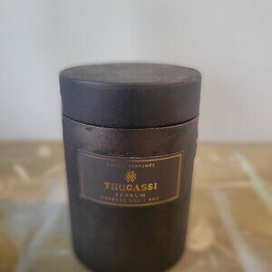 Thucassi Ferrum Cypress Sol candle. 8.8oz.